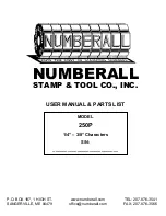 Numberall 250P Manual preview