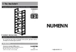 Предварительный просмотр 1 страницы NUMENN 5 Tier Bookshelf C03 Series Assembly Instructions