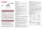 Numens 205DC User Manual preview