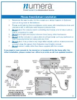 Предварительный просмотр 2 страницы Numera PERS 4200X-Self Installation & User Manual