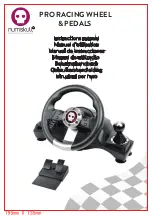 numskull PRO RACING WHEEL & PEDALS Instruction Manual preview