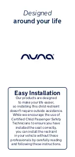 Preview for 5 page of Nuna PIPA LITE R Manual