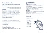 Preview for 4 page of Nuna trvl rain cover Instructions Manual