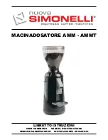 Preview for 1 page of Nuova Simonelli AMM - AMMT User Handbook Manual