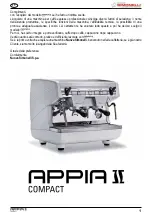 Предварительный просмотр 6 страницы Nuova Simonelli APPIA II COMPACT User Handbook Manual