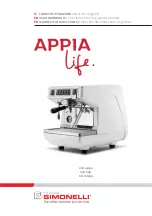 Nuova Simonelli APPIA life 1 Group User Handbook Manual предпросмотр