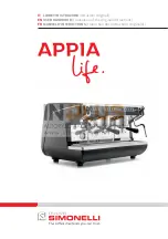 Nuova Simonelli APPIA LIFE User Handbook Manual предпросмотр