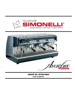 Nuova Simonelli Aurelia User Handbook Manual preview