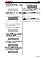 Preview for 28 page of Nuova Simonelli MicoBar User Handbook Manual