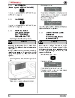 Preview for 54 page of Nuova Simonelli MicoBar User Handbook Manual