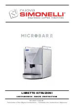 Preview for 1 page of Nuova Simonelli microbar ii User Handbook Manual