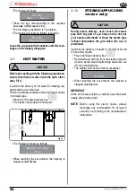 Preview for 56 page of Nuova Simonelli microbar ii User Handbook Manual