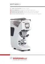 Nuova Simonelli MYTHOS 2 User Handbook Manual preview