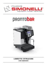 Предварительный просмотр 1 страницы Nuova Simonelli PRONTOBAR User Handbook Manual