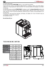 Предварительный просмотр 109 страницы Nuova Simonelli PRONTOBAR User Handbook Manual