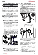 Предварительный просмотр 121 страницы Nuova Simonelli PRONTOBAR User Handbook Manual