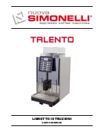 Preview for 1 page of Nuova Simonelli TALENTO User Handbook Manual