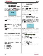 Preview for 50 page of Nuova Simonelli TALENTO User Handbook Manual