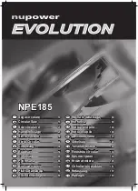 Nupower EVOLUTION NPE185 Handbook предпросмотр