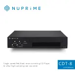 NuPrime CDT-8 User Manual preview