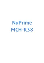 NuPrime MCH-K38 Manual preview