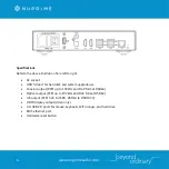 Preview for 9 page of NuPrime Omnia S1 User Manual