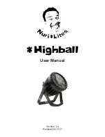 NURI-LITES HIGHBALL User Manual предпросмотр