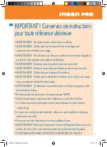 Предварительный просмотр 5 страницы nurse moon pro Instructions Manual