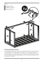 Preview for 19 page of Nursery Works NOVELLA CRIB Instruction Manual