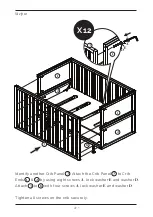 Предварительный просмотр 22 страницы Nursery Works NOVELLA CRIB Instruction Manual