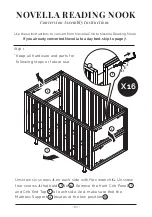 Preview for 3 page of Nursery Works NOVELLA READING NOOK Instruction Manual