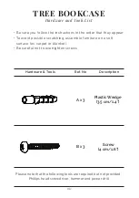 Preview for 6 page of Nursery Works TREE BOOKCASE Instruction Manual