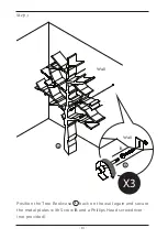 Предварительный просмотр 10 страницы Nursery Works TREE BOOKCASE Instruction Manual