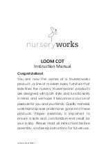 Предварительный просмотр 1 страницы Nurseryworks Loom Cot Instruction Manual