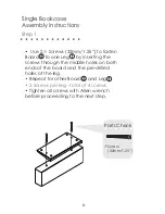 Предварительный просмотр 9 страницы Nurseryworks SINGLE BOOKCASE Instruction Manual