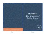 Nurture& The Changing Table Topper Instruction Manual предпросмотр