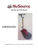 Preview for 1 page of NUSOURCE Nu-1600 Operator And Parts Manual