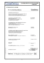 Предварительный просмотр 9 страницы Nussbaum 2.60 HL SST Operating Instruction And Documentation