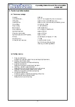 Предварительный просмотр 10 страницы Nussbaum 2.60 HL SST Operating Instruction And Documentation