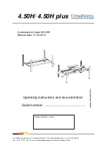 Preview for 1 page of Nussbaum 4.50H Operating Instructions Manual