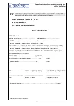 Предварительный просмотр 5 страницы Nussbaum 4.65H Operating Instruction And Documentation