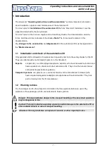 Предварительный просмотр 7 страницы Nussbaum 4.65H Operating Instruction And Documentation