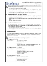 Предварительный просмотр 27 страницы Nussbaum 4.65H Operating Instruction And Documentation