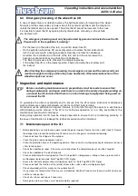 Предварительный просмотр 29 страницы Nussbaum 4.65H Operating Instruction And Documentation