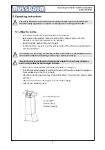 Preview for 23 page of Nussbaum JUMBO NT 3500 Operating Instruction And Documentation