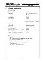 Preview for 8 page of Nussbaum SPL 3200 Operating Instruction And Documentation