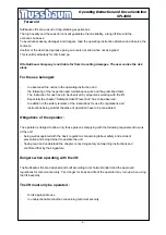 Preview for 3 page of Nussbaum SPL 4000 Operating Instruction And Documentation