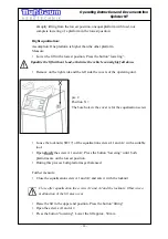 Preview for 20 page of Nussbaum Sprinter NT Operating Instruction And Documentation