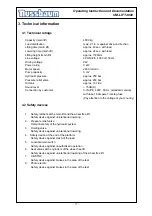 Preview for 17 page of Nussbaum UNI-LIFT 4000 MB Operating Instructions Manual