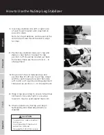 Preview for 4 page of Nustep Leg Stabilizer How To Install And Use